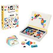 Colorful magnetic toy set with cards
