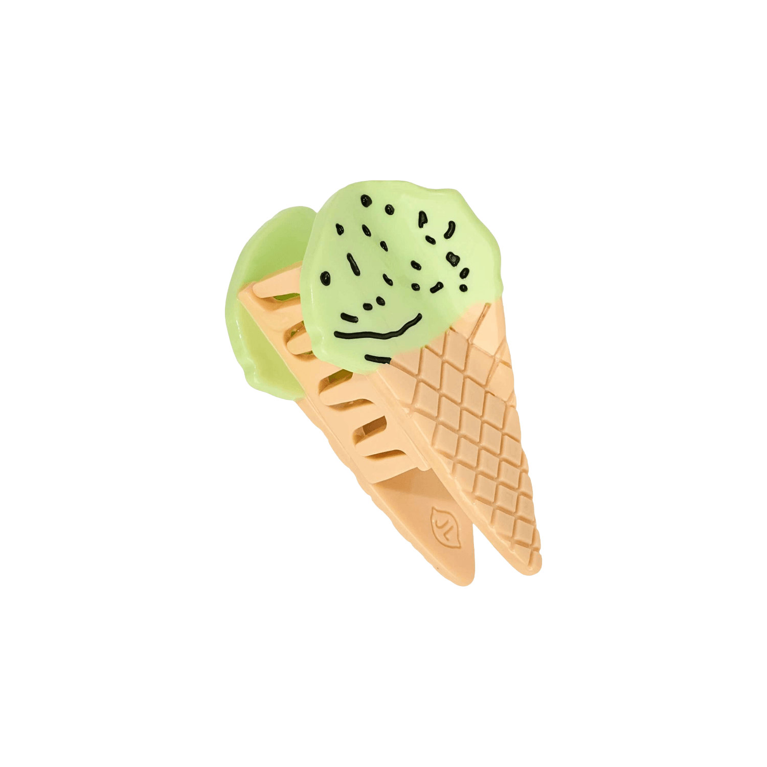 Mint Chocolate Chip Ice Cream | Mini Hair Claw Clip