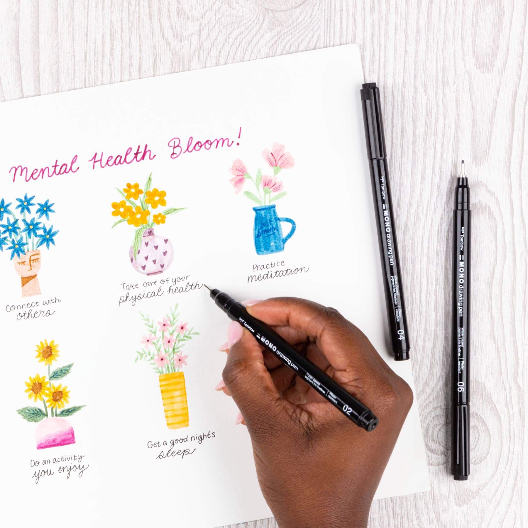 Drawing Pens, 6-Pack | MONO