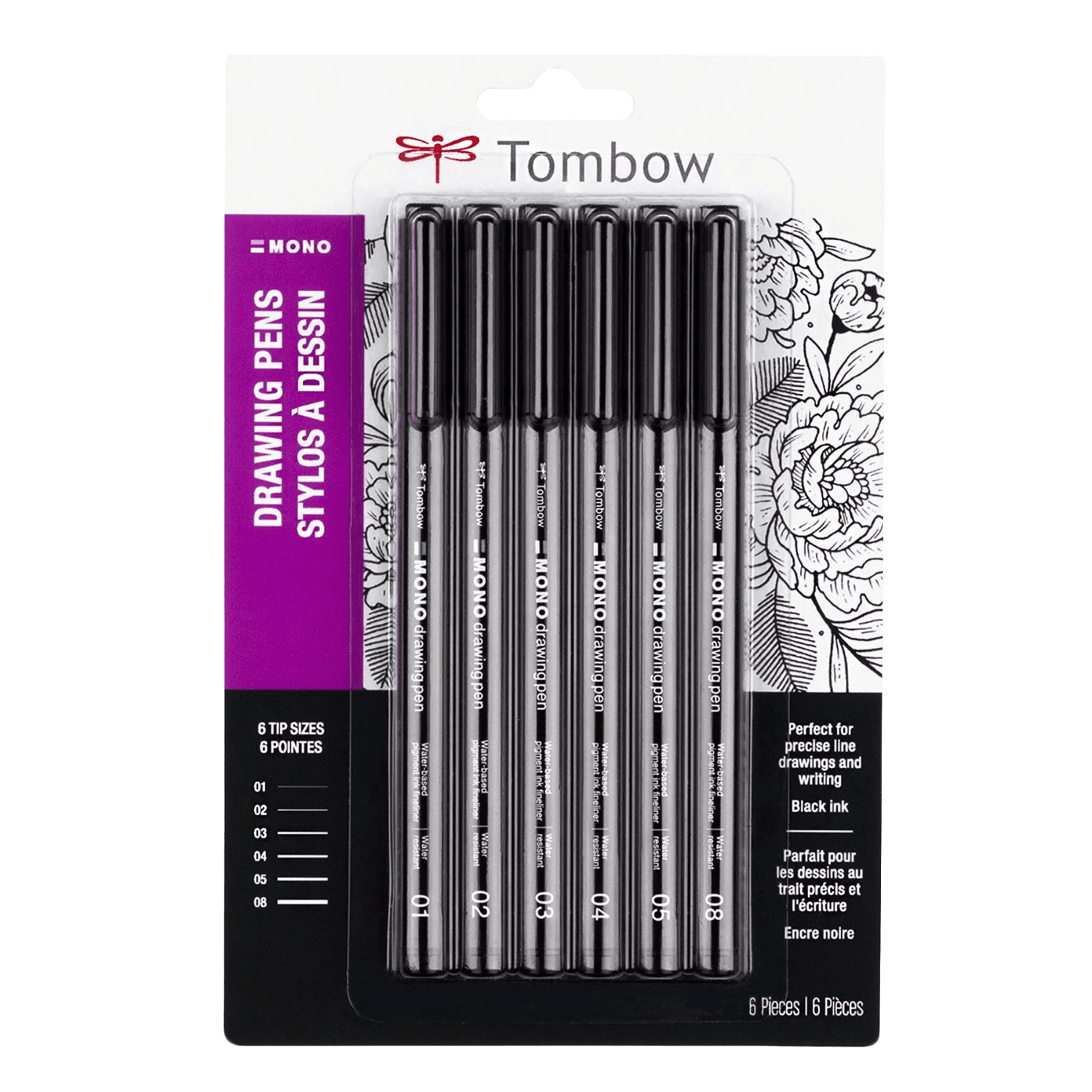 Drawing Pens, 6-Pack | MONO
