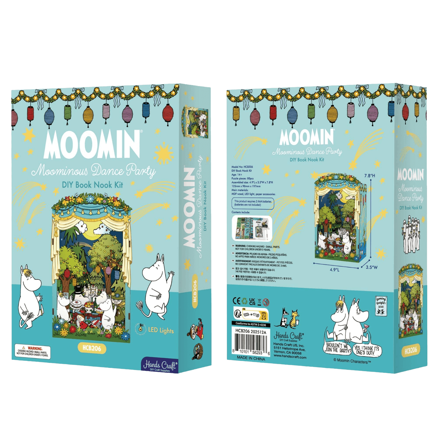 Moomin Moominous Dance Party | DIY Book Nook Kit