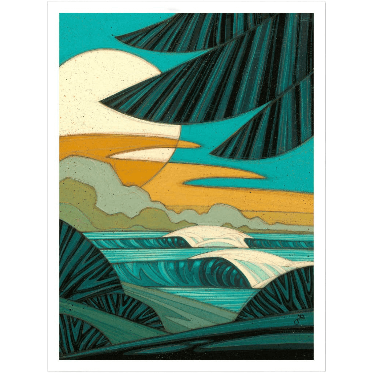 Moonshine 2 | 9" x 12" | Art Print