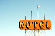 Motel in Orange,  Fine Art Print