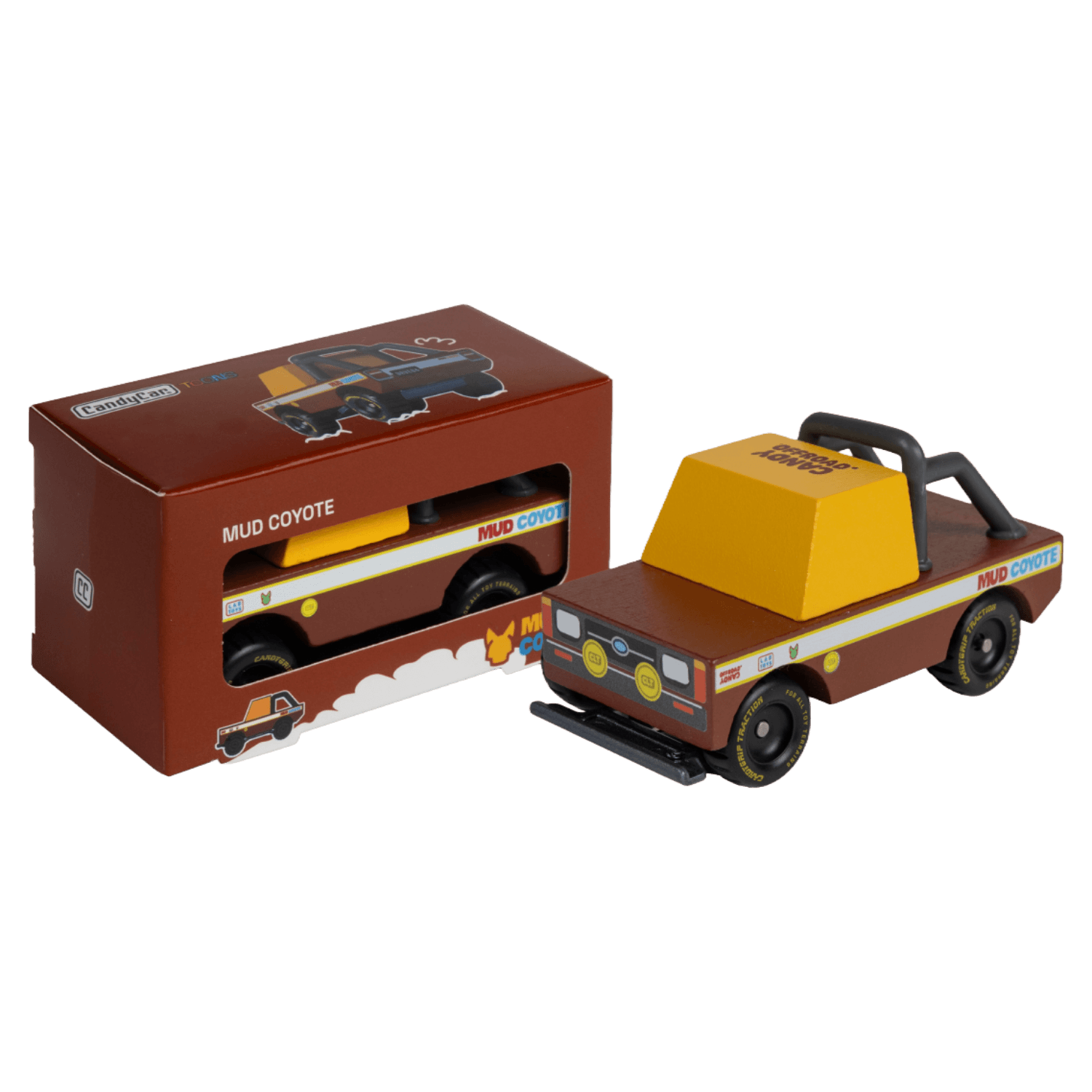 Mud Coyote TOONS™ Car | Candylab Toys