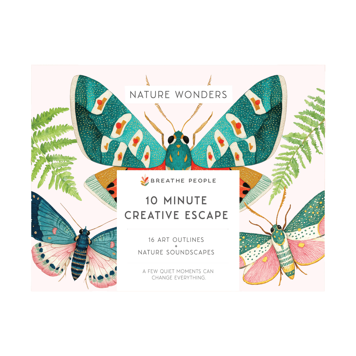 Nature Wonders | 10 Minute Creative Escape Art Book