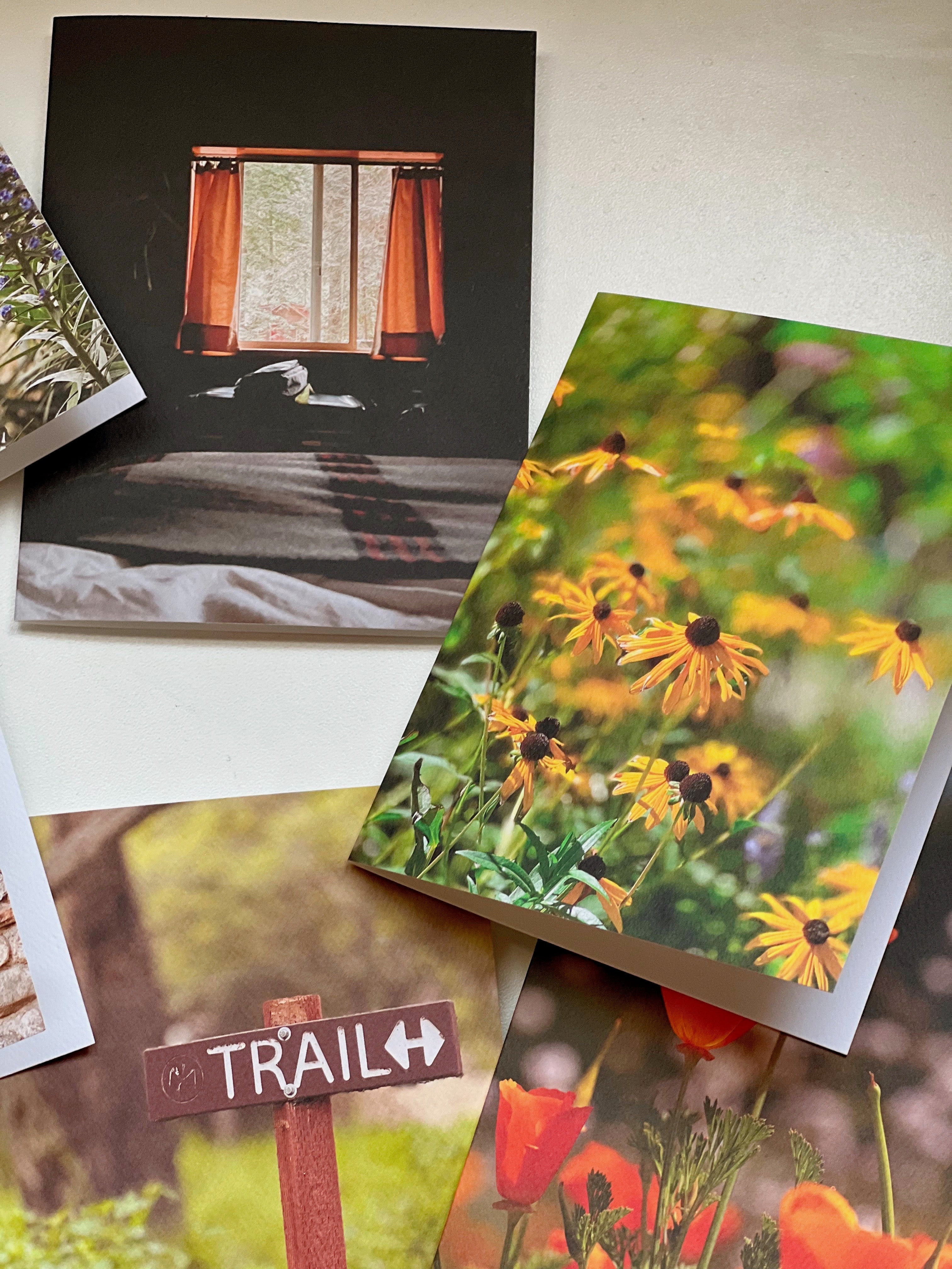 Forest Cabin, Greeting Card