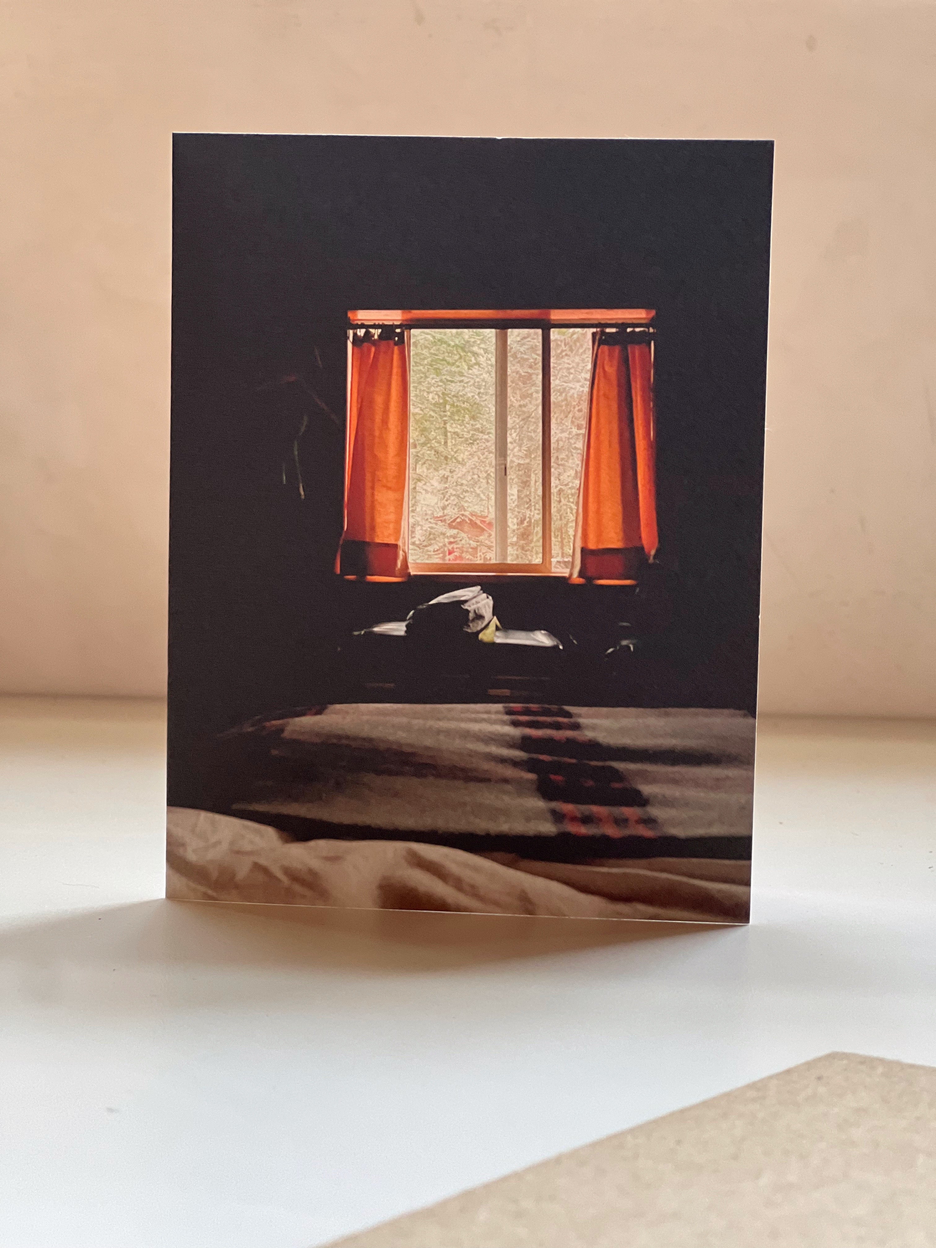 Forest Cabin, Greeting Card