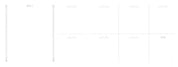 Book pages showing week one with space for each day on a white background.