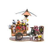 3D Wooden Puzzle: Blossom Cart