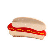 Large Hot Dog Hair Claw Clip