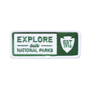 Explore Our National Parks Iron on Patch