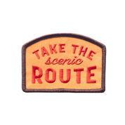 Take the Scenic Route Embroidered Iron on Patch