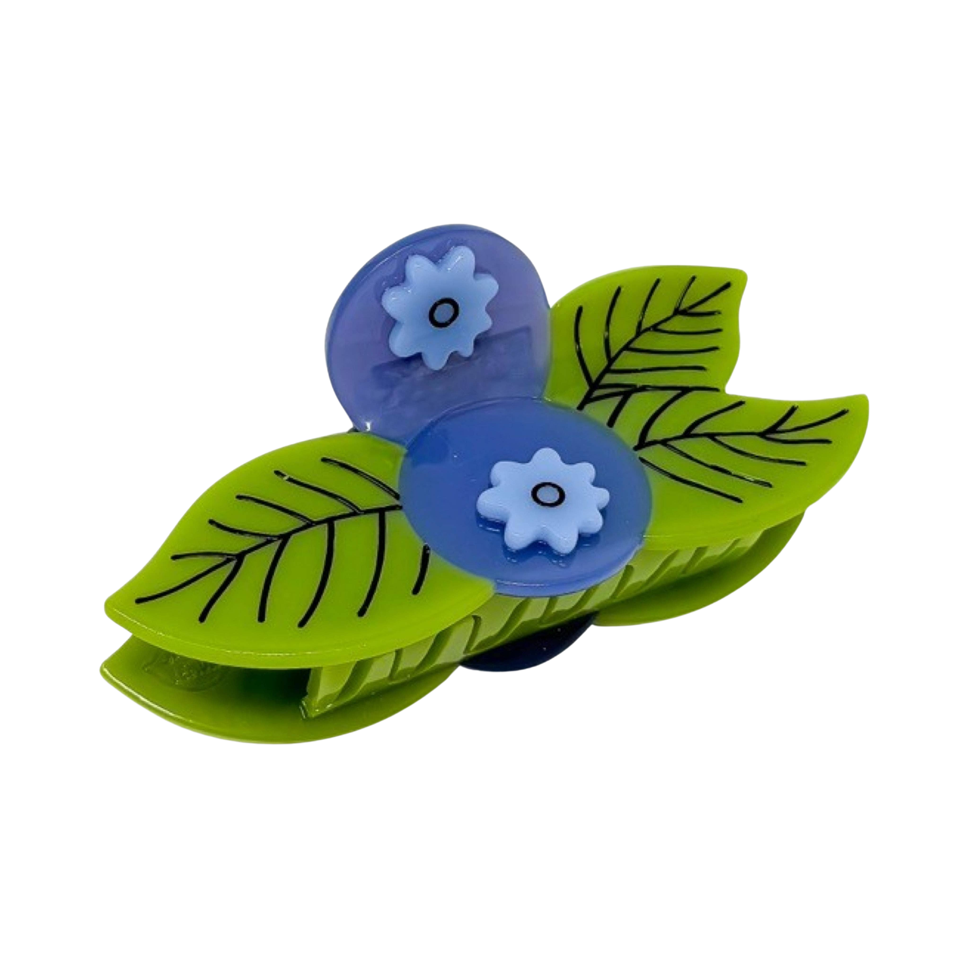 Large Blueberry Hair Claw Clip
