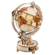 Luminous Globe: DIY Wooden Puzzle