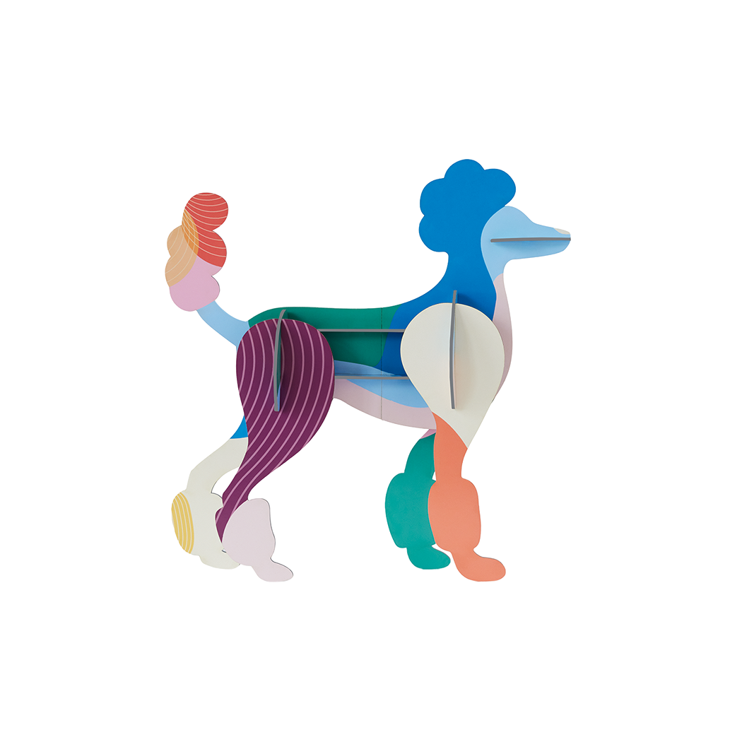 Missis Fluffy - A Poodle 3D DIY Art Decor