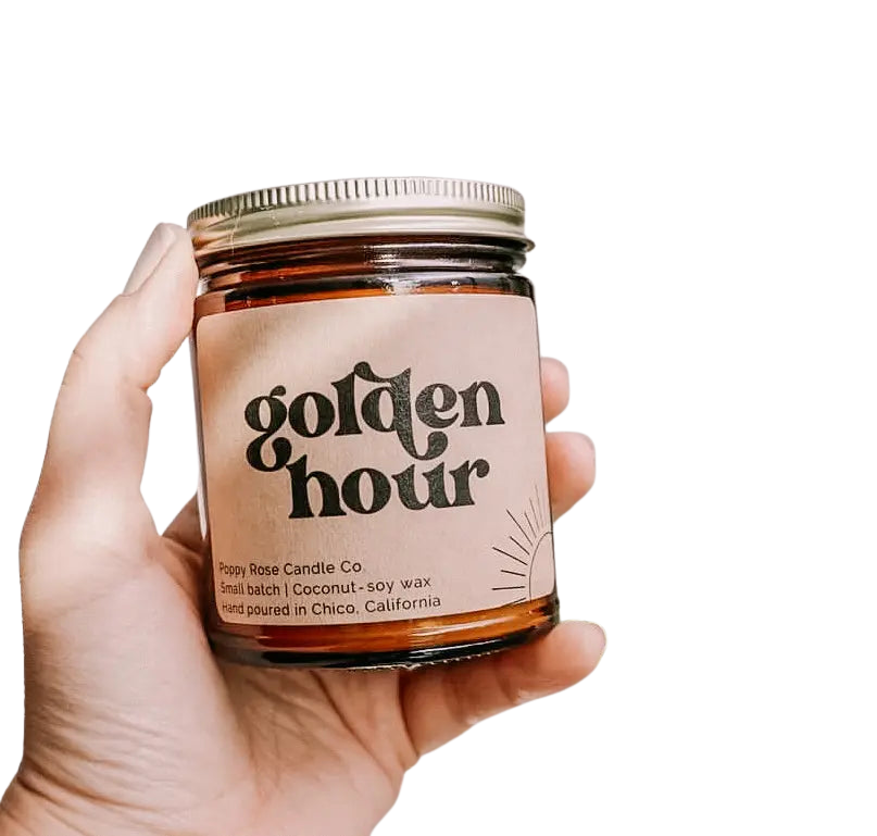 Golden Hour Handpoured Coconut Wax Candle