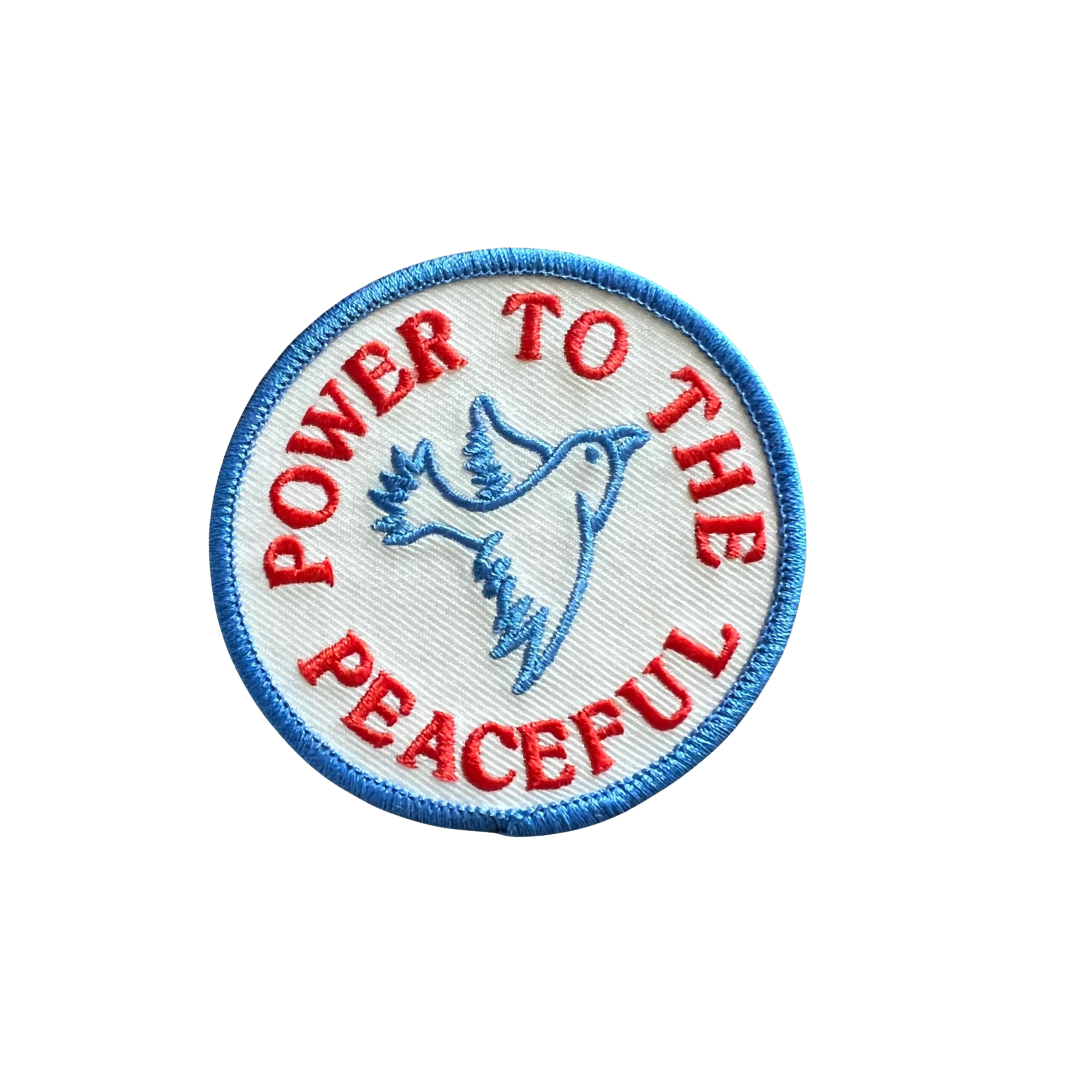 Power to the Peaceful Stick-on patch