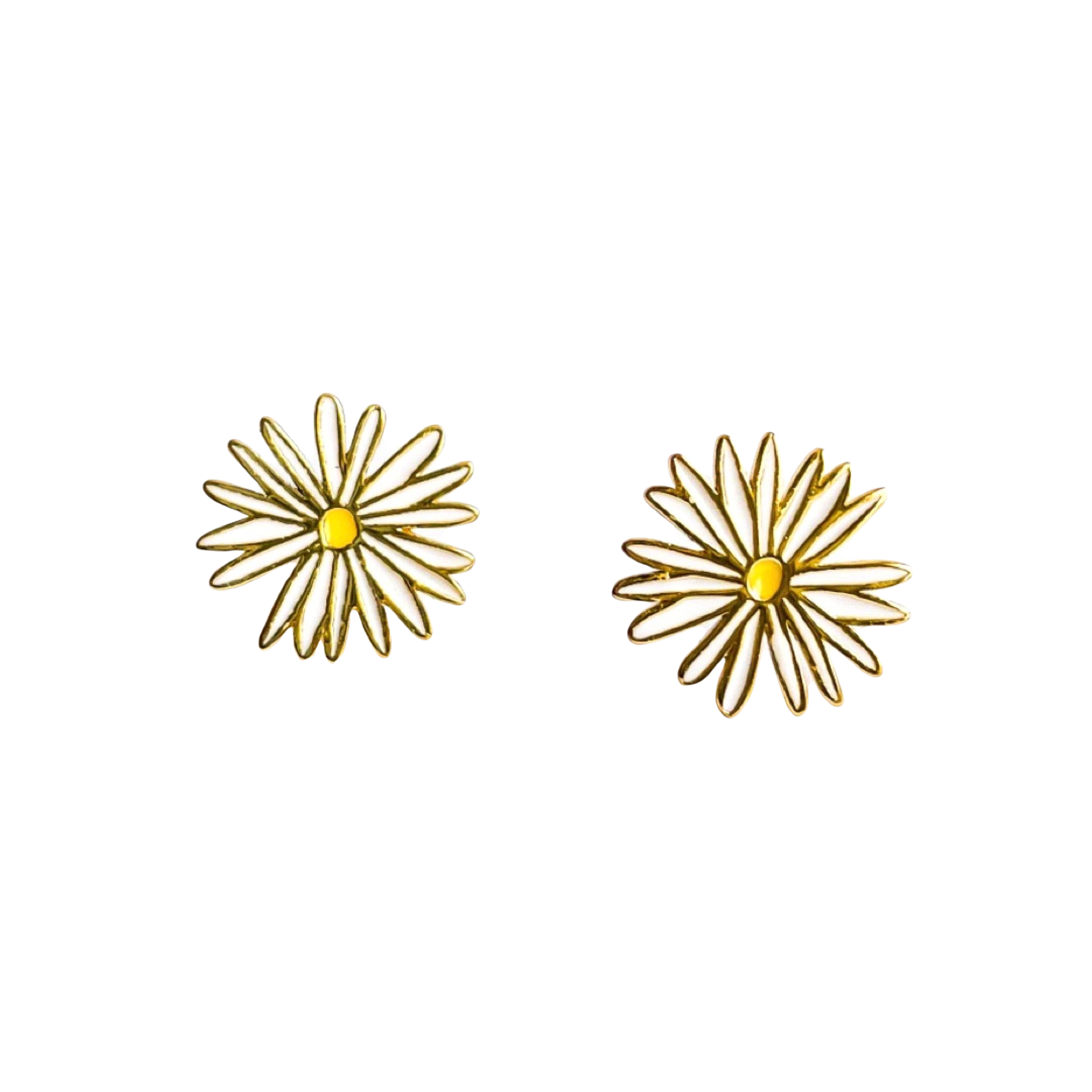Daisy Enamel Earrings