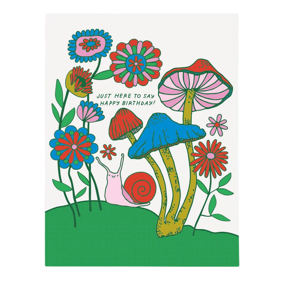 Snail Birthday Card