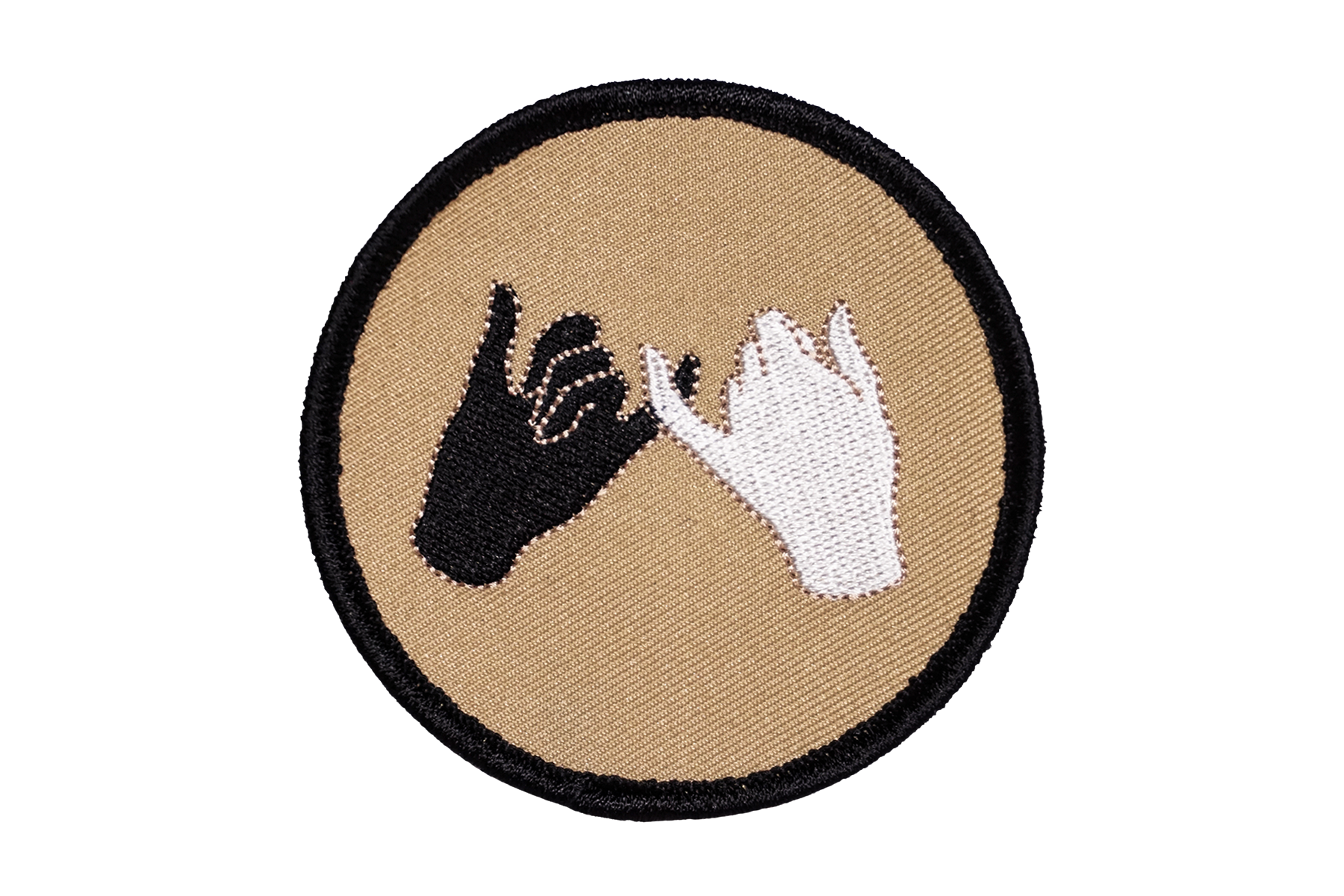 Pinky Swear Embroidered Patch