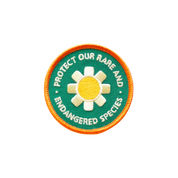 Protect Our Rare and Endangered Species Iron on Patch