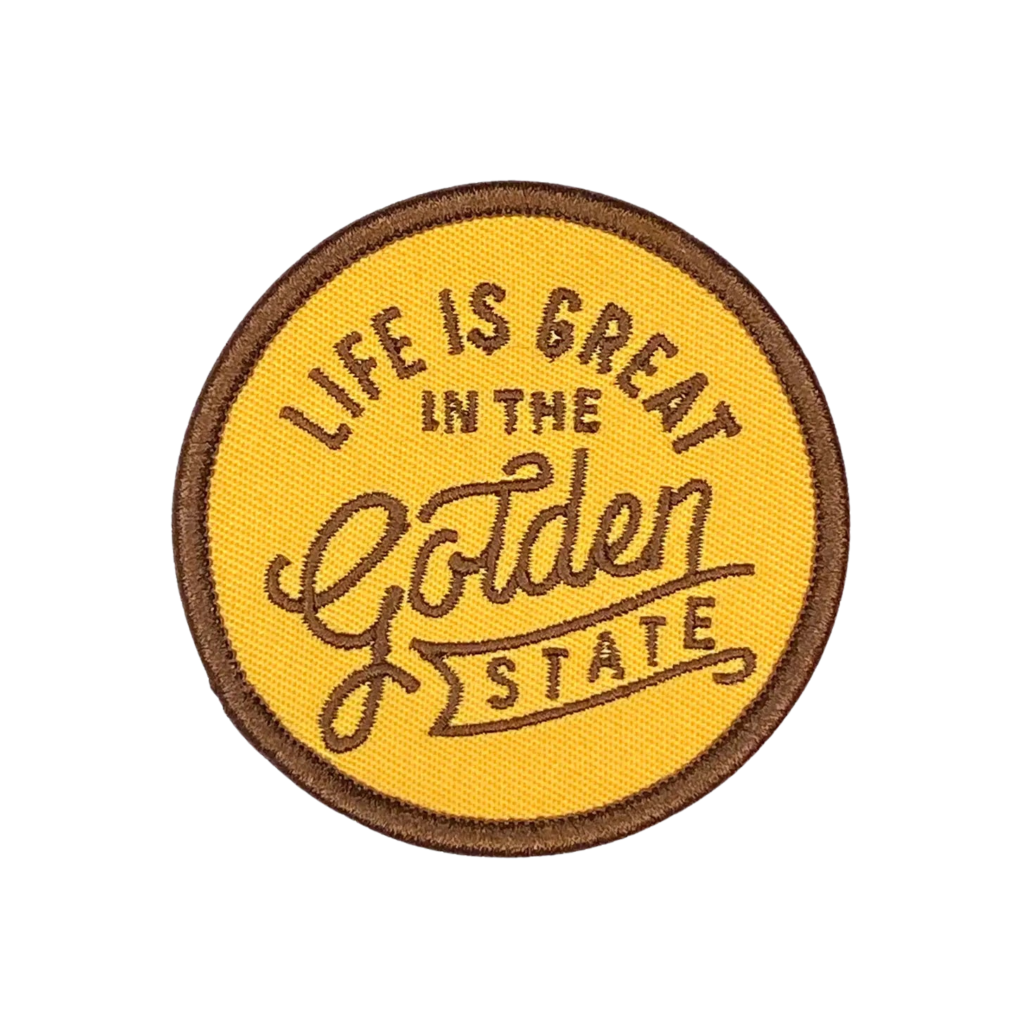 Life is Great in the Golden State Iron On Patch