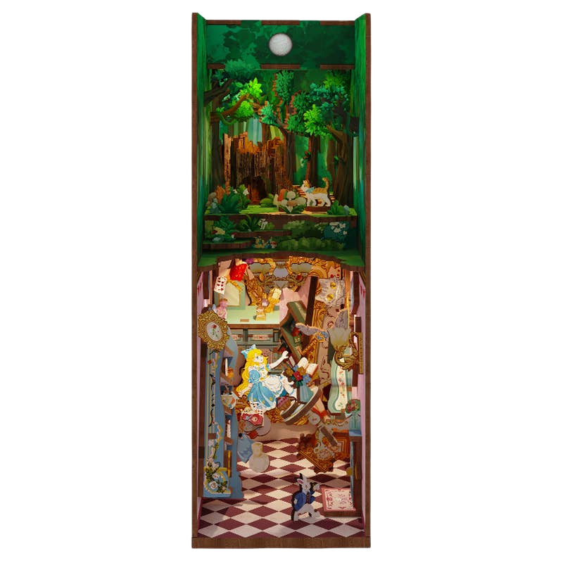 Alice's Adventure: DIY Miniature House Book Nook Kit