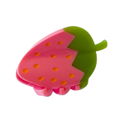 Mini Pink Strawberry Hair Claw Clip
