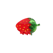 Mini Red Strawberry Hair Claw Clip