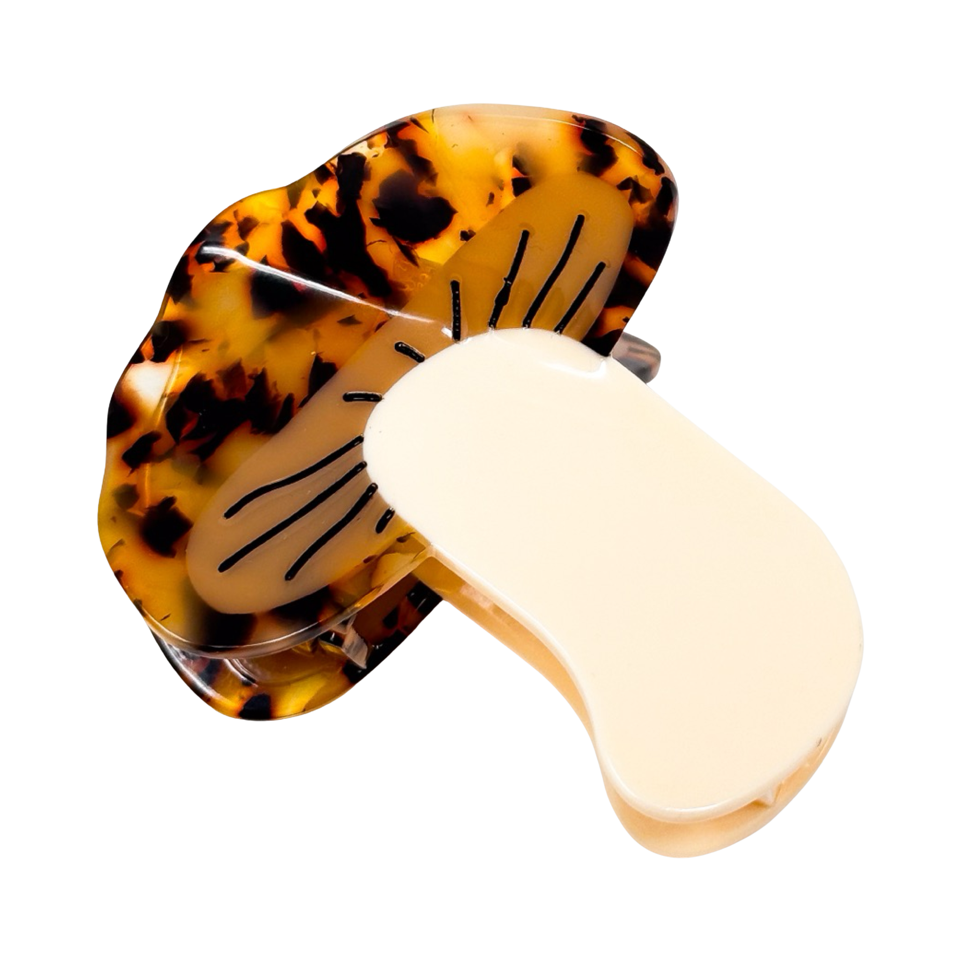 Midi Shiitake Hair Claw Clip