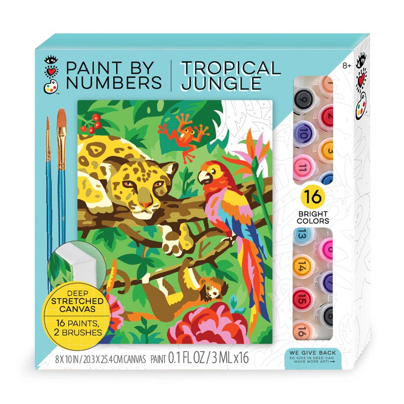 Tropical Jungle Paint by Number Kit