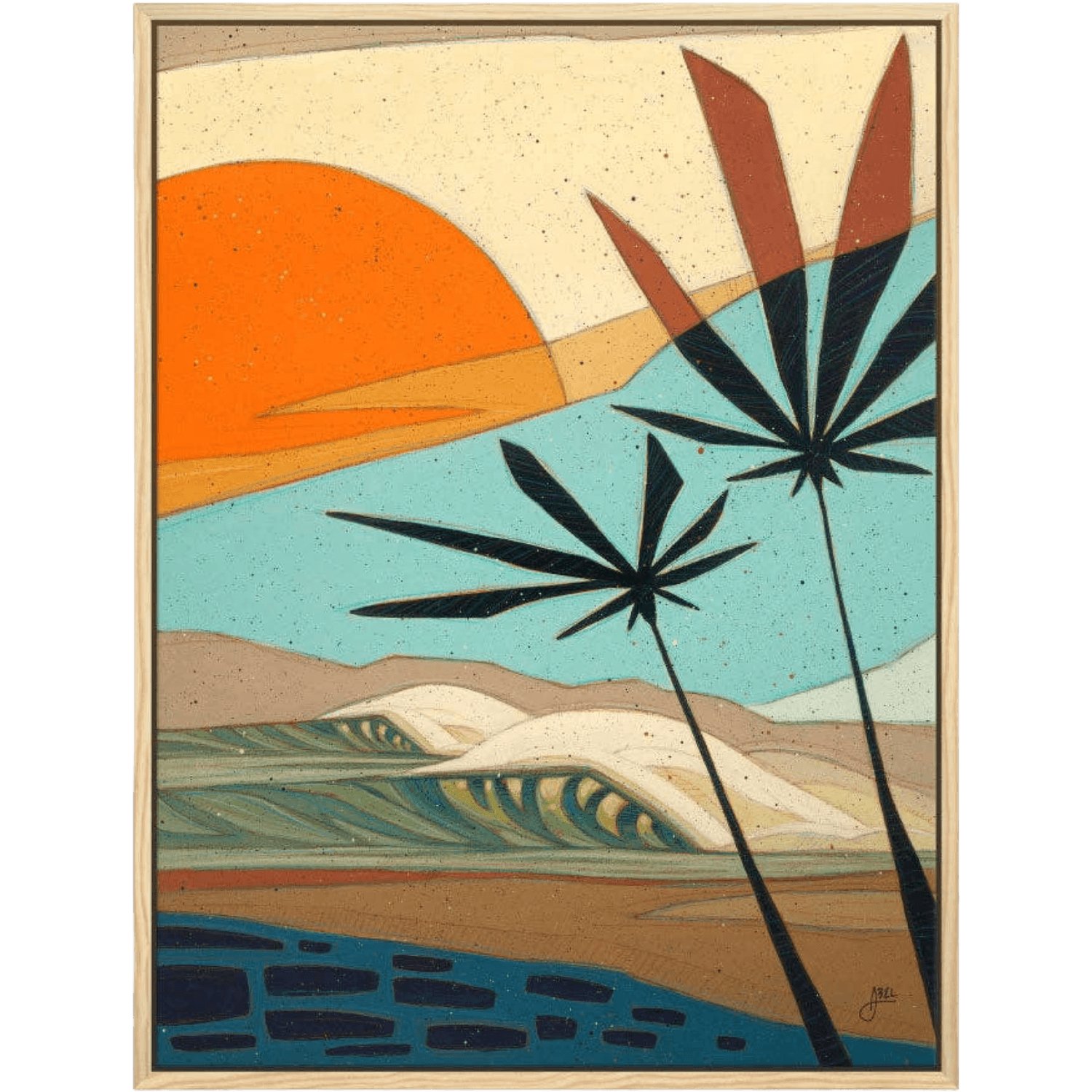 Palm Life | 9" x 12" | Art Print