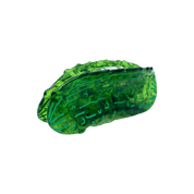 Green pickle-shaped hair clip
