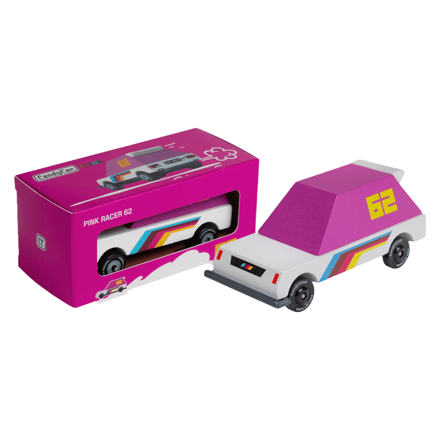 Pink Racer 62 TOONS™ Car | Candylab Toys