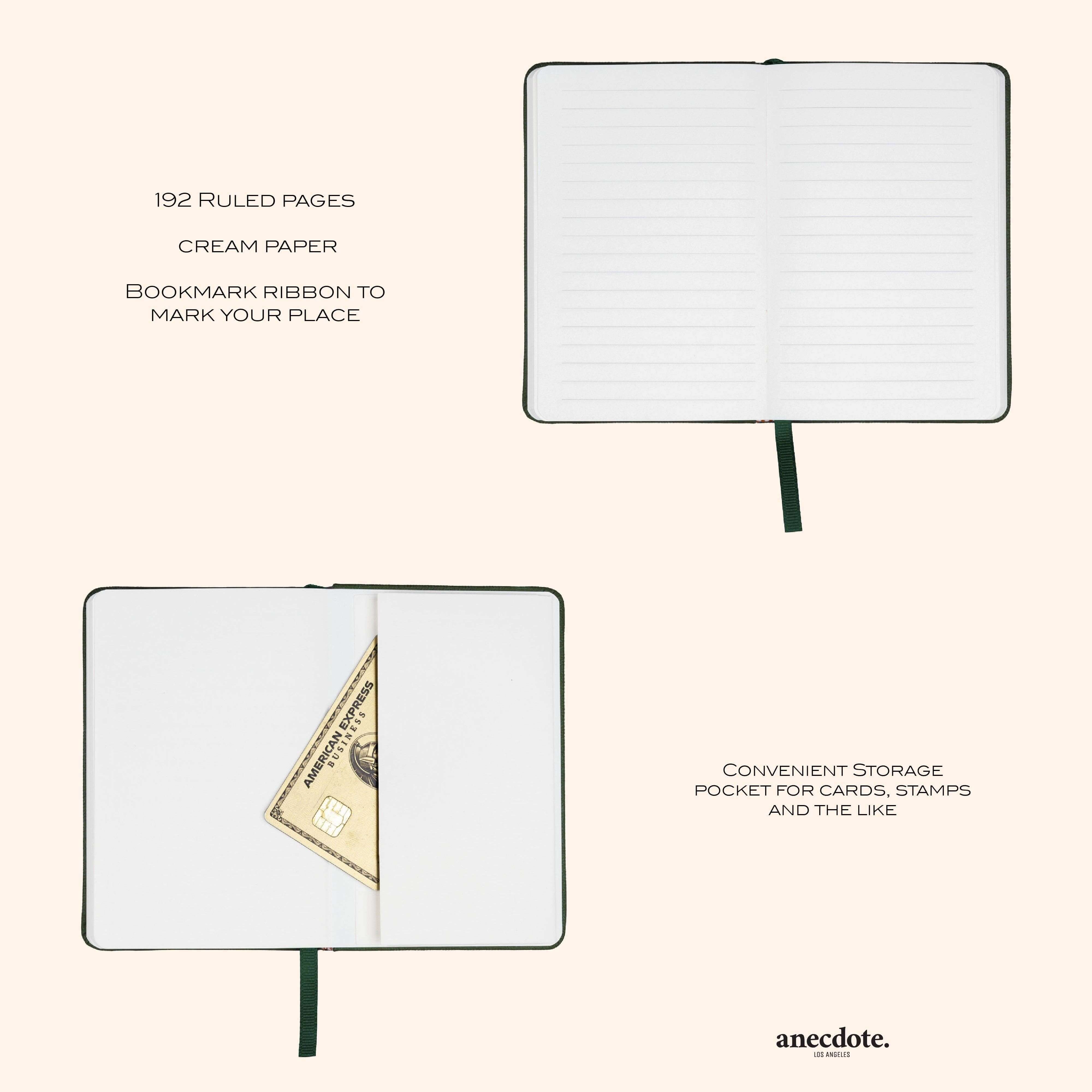 4 Color Options | Pocket-Sized Journal