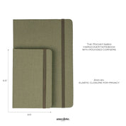 4 Color Options | Pocket-Sized Journal