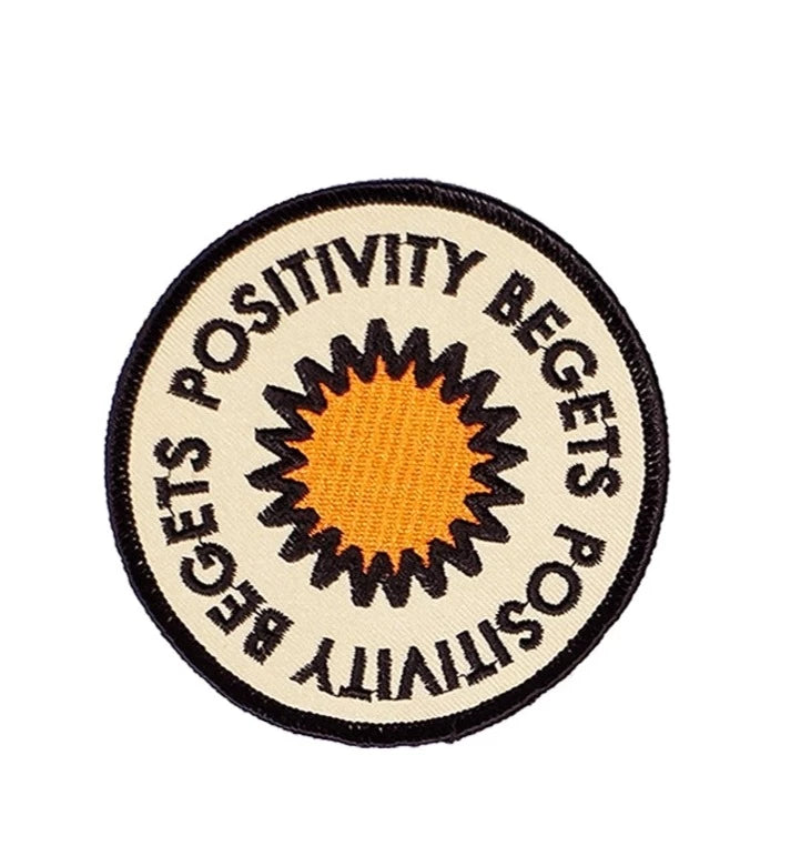 Positivity Embroidered Patch