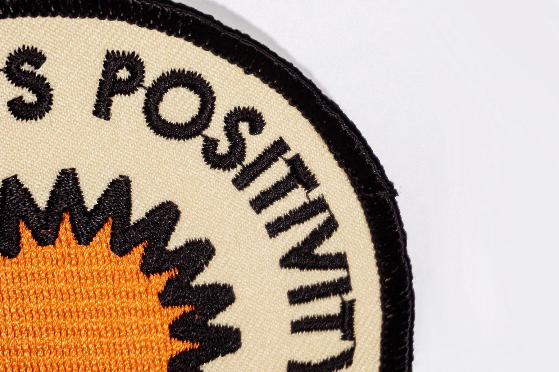 Positivity Embroidered Patch
