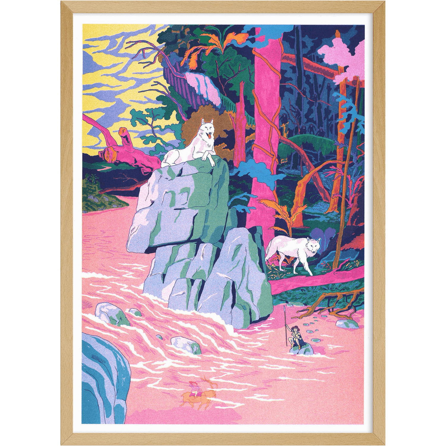 princess-mononoke-simon-roussin-poster-kiblind-framed.png
