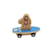 Surfer Kids & Dogs | Pullback Car