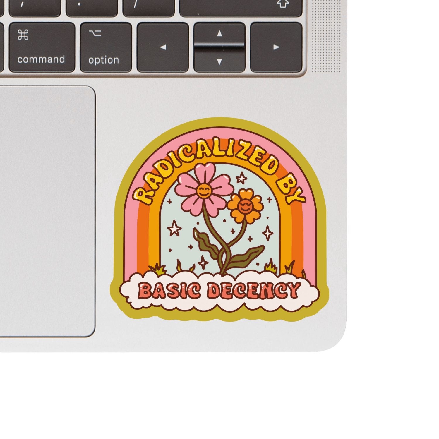 Radicalized by Basic Decency | Sticker