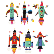 Rocket Ships | Magnetic Build-it