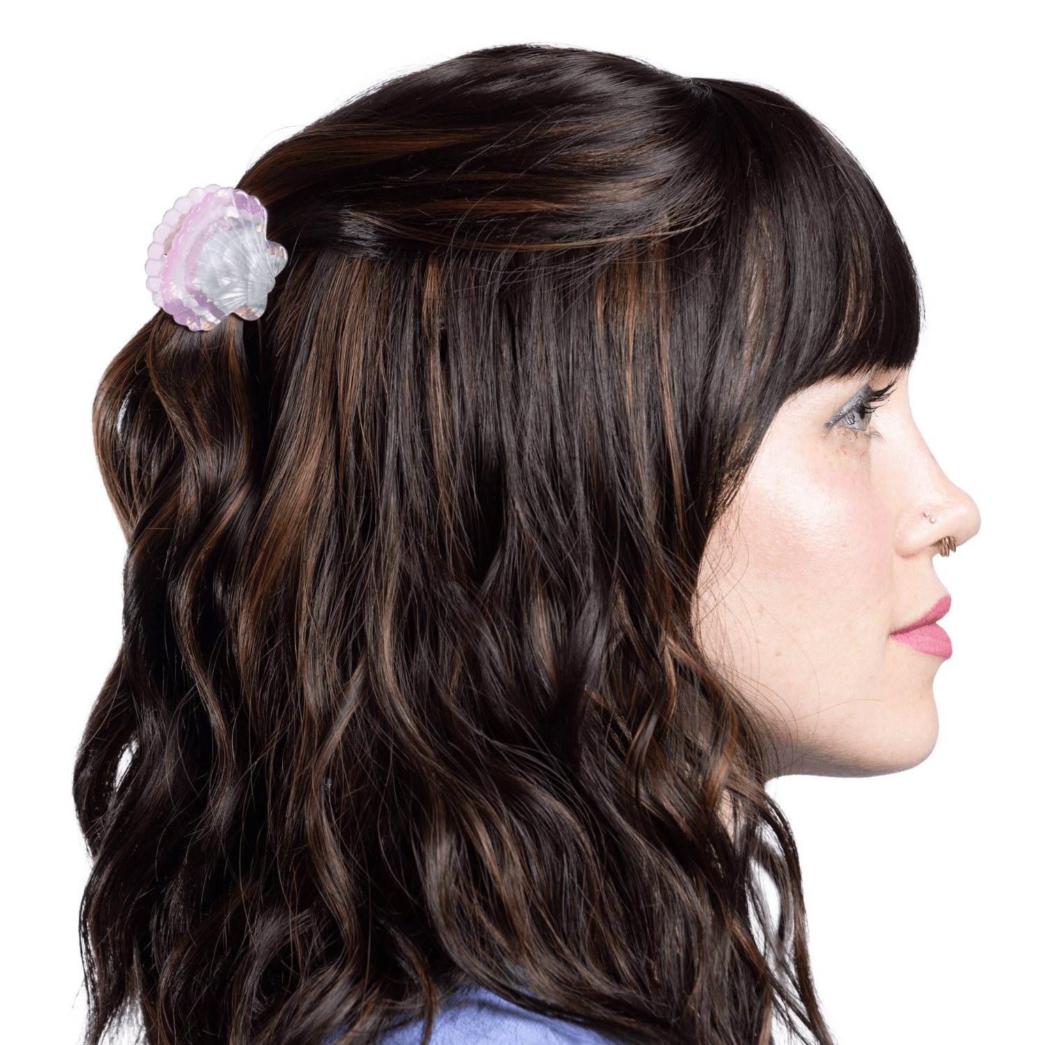 Scallop Shell | Mini Hair Claw Clip