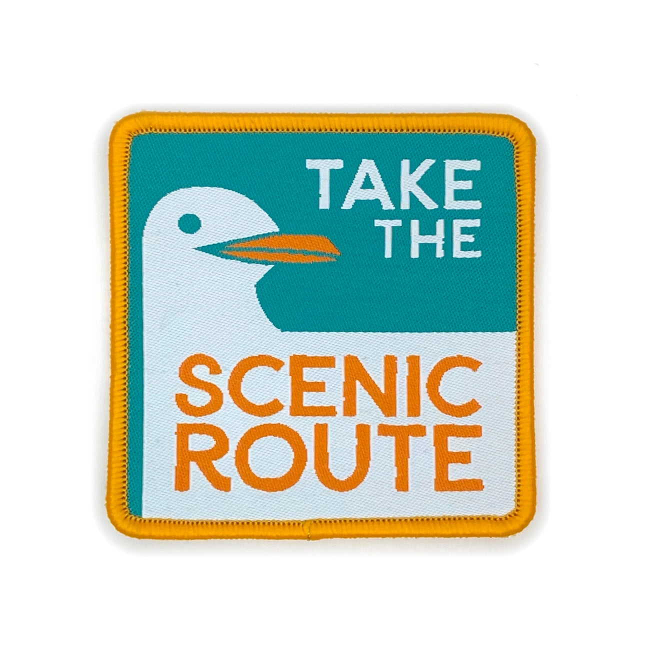 Scenic Route Seagull Iron On Patch