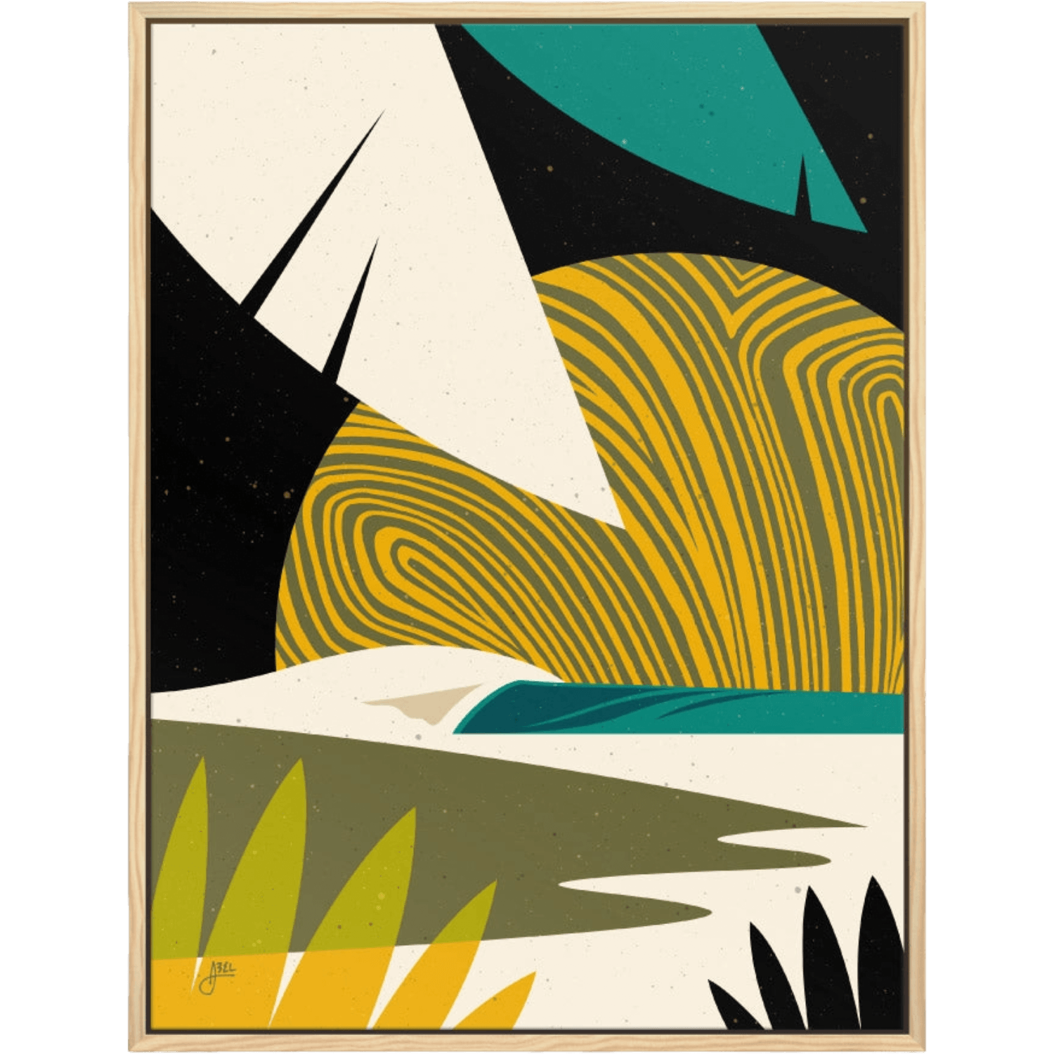 Sea Funk: Night | 9" x 12" | Art Print