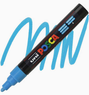 Posca Marker Medium Light Blue