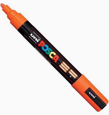 Posca Marker Medium Orange