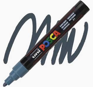 Posca Marker Medium Slate Grey