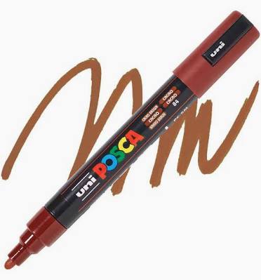 Posca Marker Medium Cacao Brown
