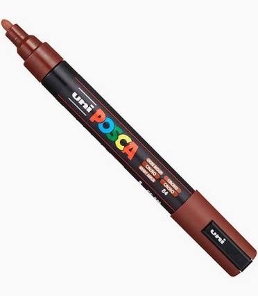Posca Marker Medium Cacao Brown